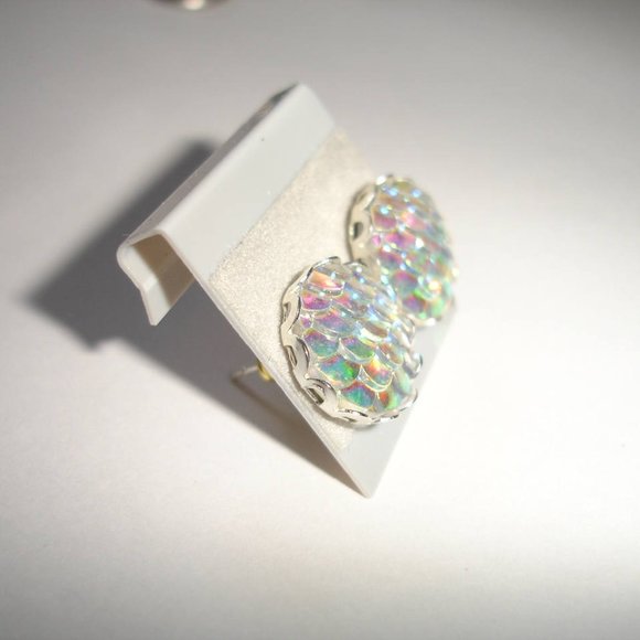 Mermaid Scale earrings Mermaid Scale Mermaid Scale - Picture 7 of 10